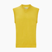 Canary Fine Merino V Neck Vest