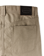 Dry Tin Cloth 5-pocket Pants - Gray Khaki