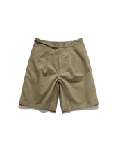 SINGLE BELTED BERMUDA SHORTS / SAND