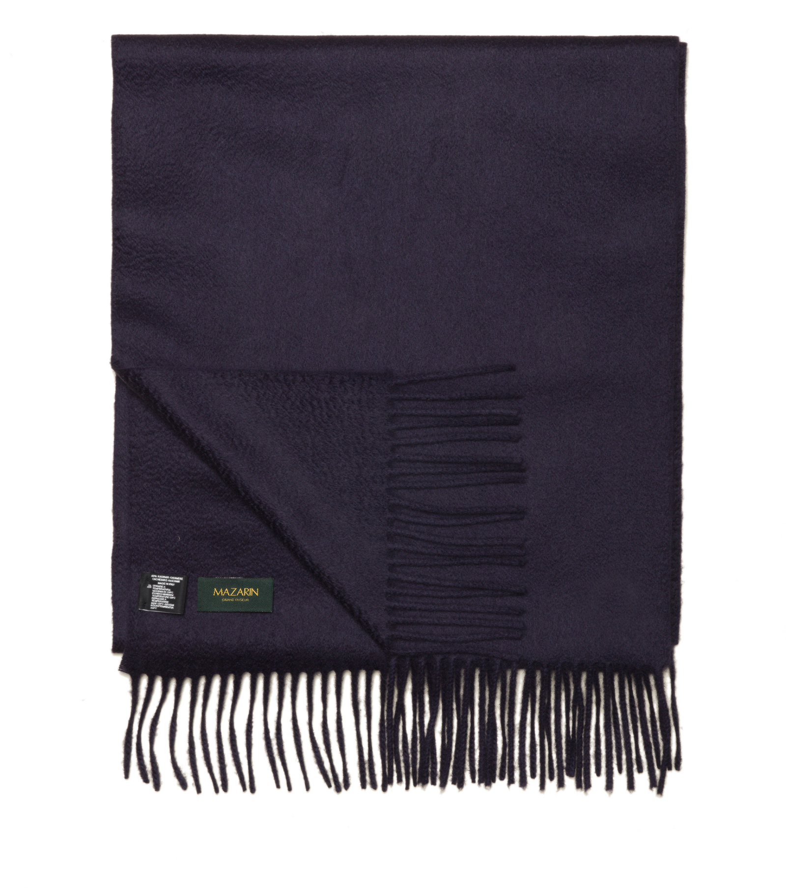 Charpe 100 Cachemire Aubergine