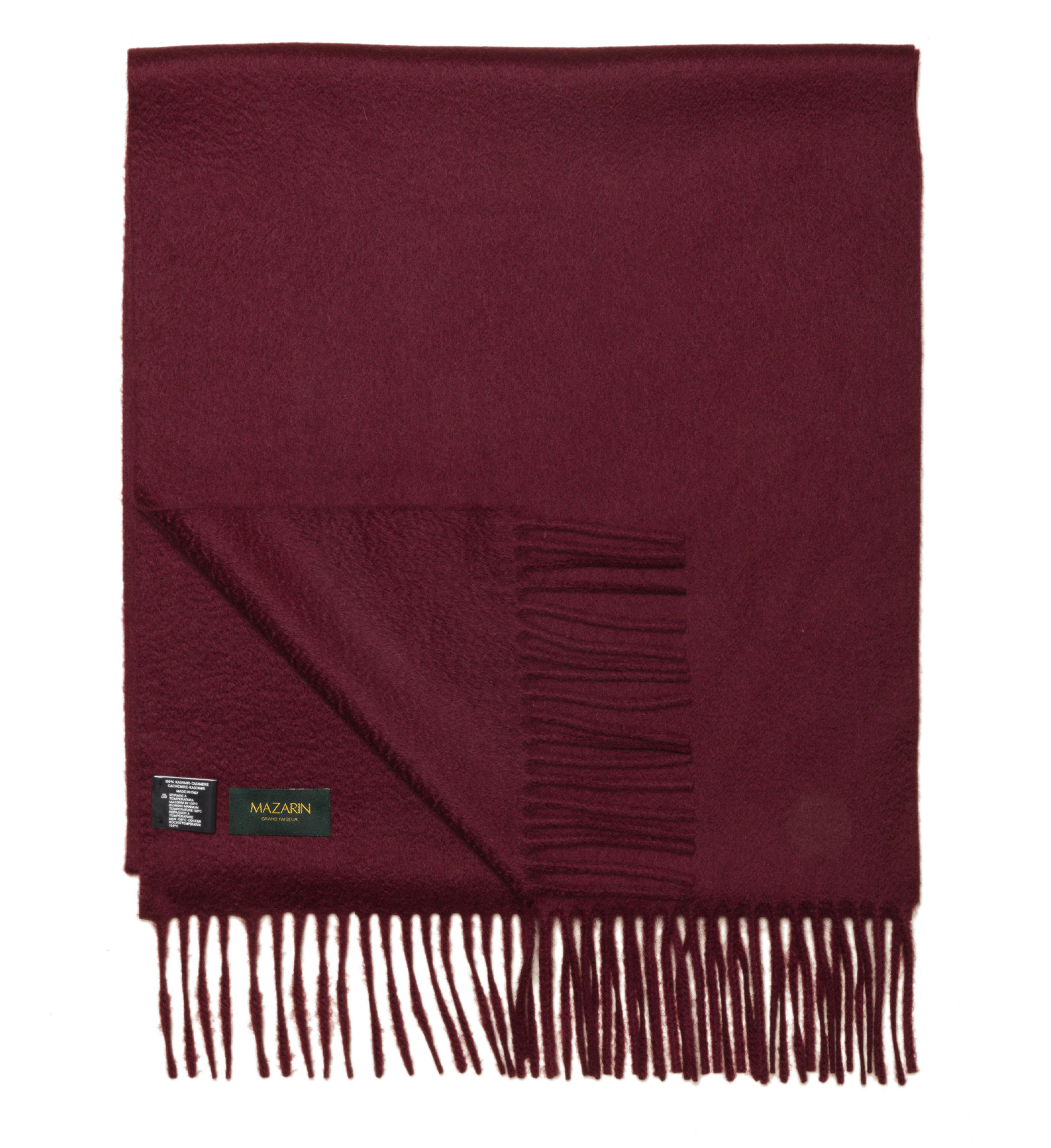 Charpe 100 Cachemire Bordeaux