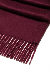 Charpe 100 Cachemire Bordeaux