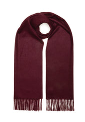 Charpe 100 Cachemire Bordeaux
