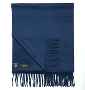 Écharpe 100% Cachemire - Denim