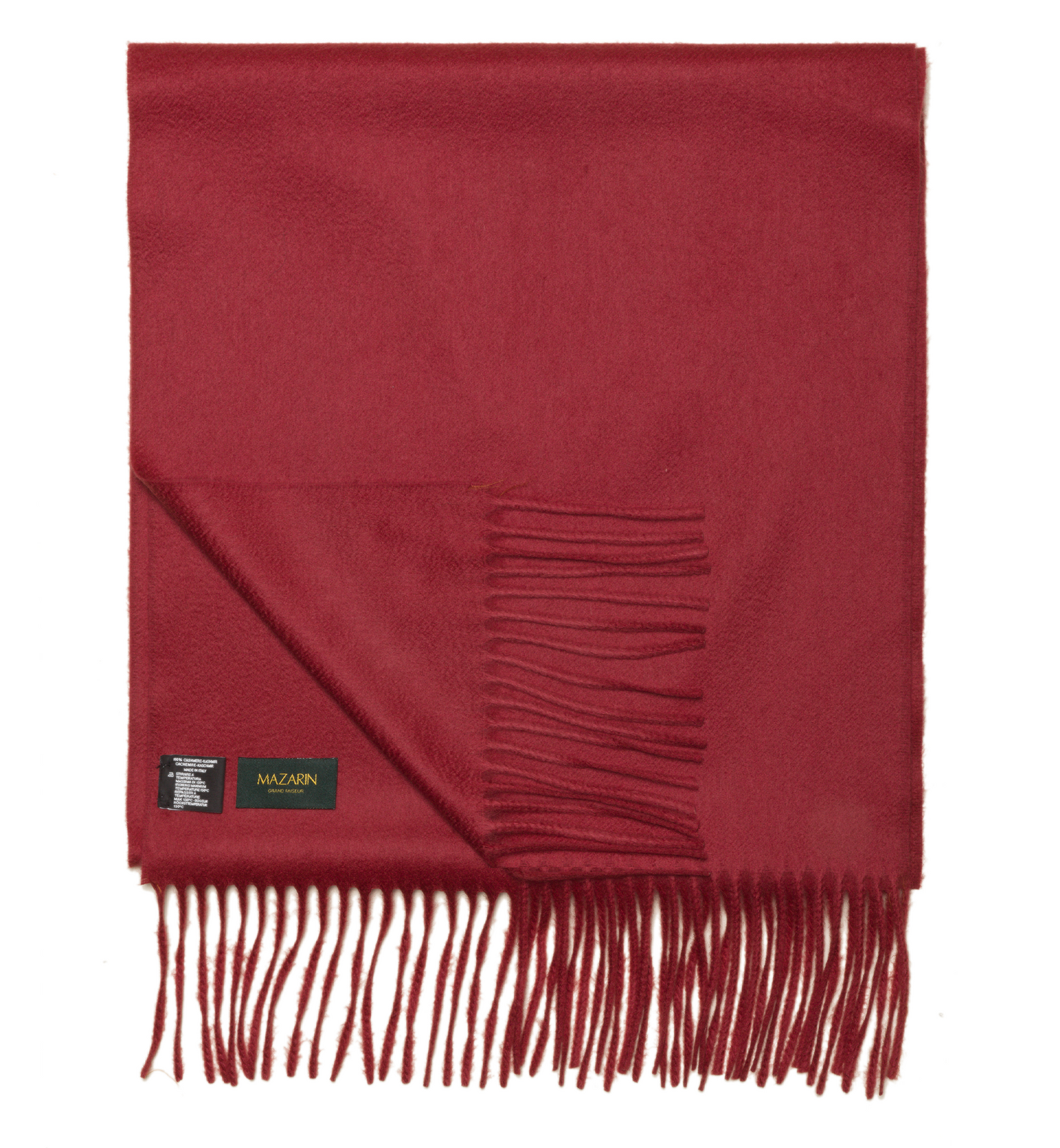 Charpe 100 Cachemire Framboise