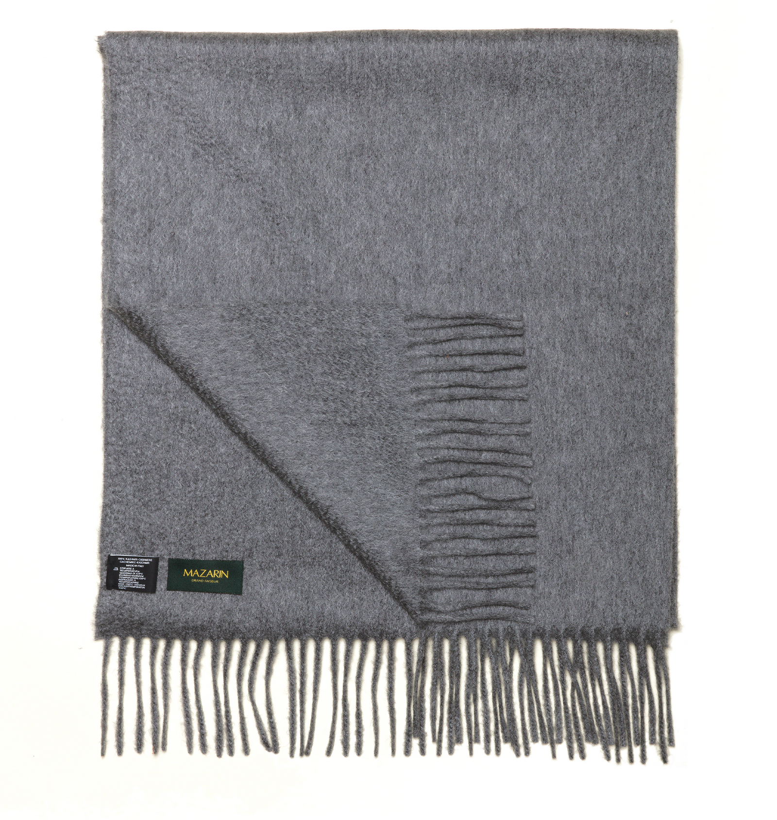 Charpe 100 Cachemire Gris Clair