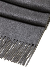 Charpe 100 Cachemire Gris Clair
