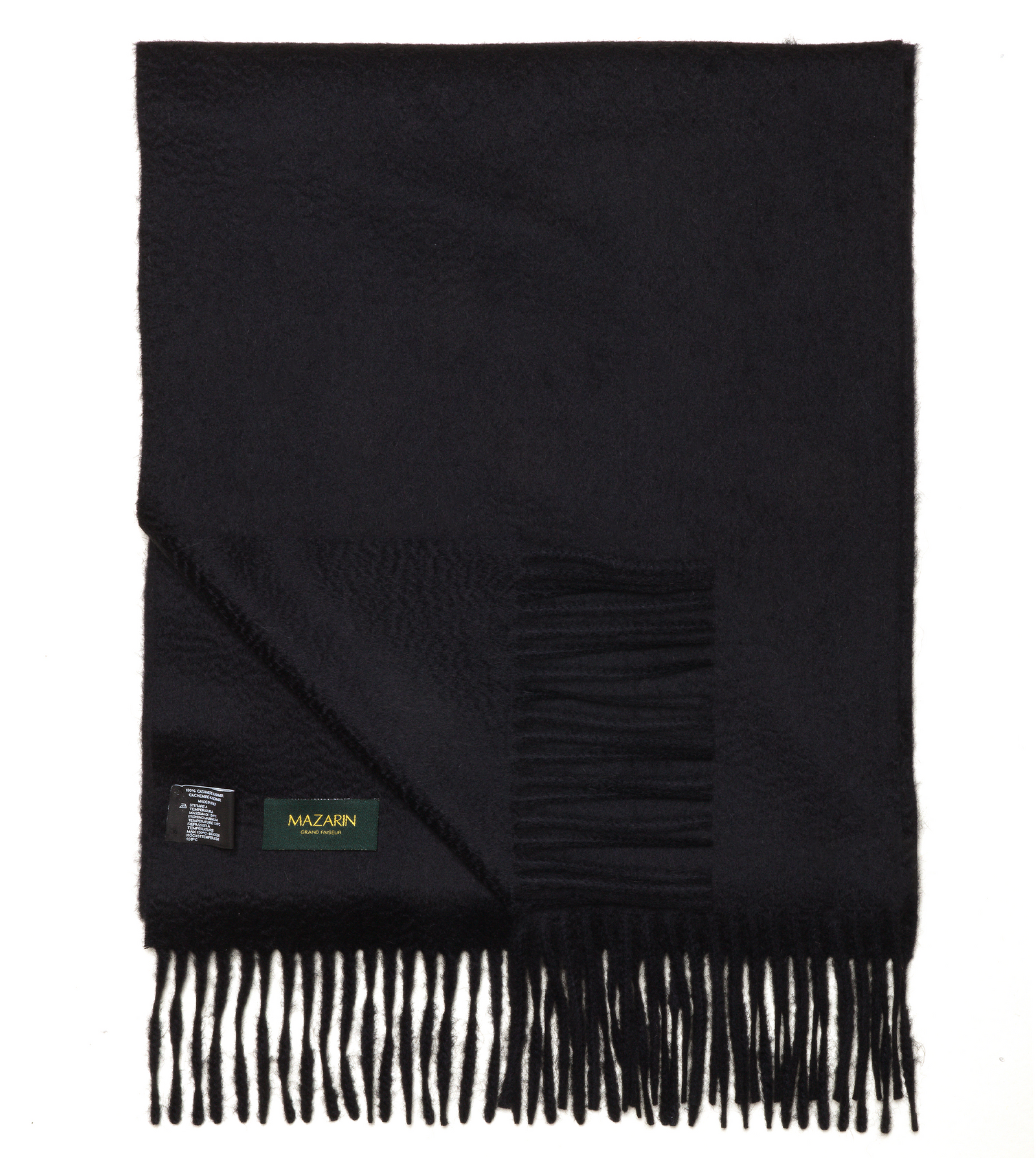 Charpe 100 Cachemire Marine