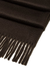 Charpe 100 Cachemire Marron
