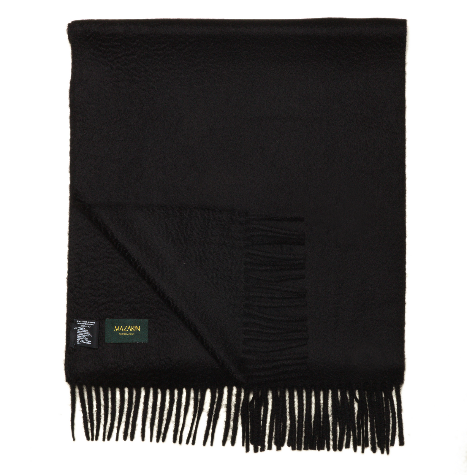Charpe 100 Cachemire Noir