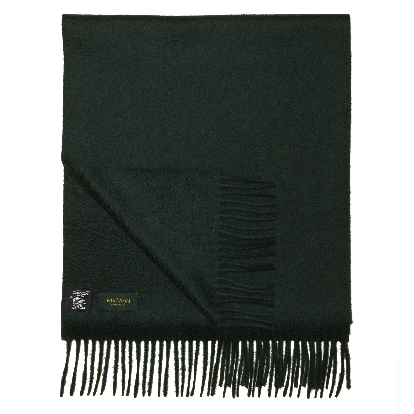Charpe 100 Cachemire Vert Acad Mie