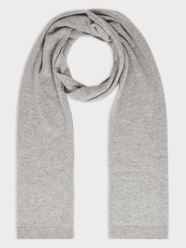 Echarpe en cachemire gris
