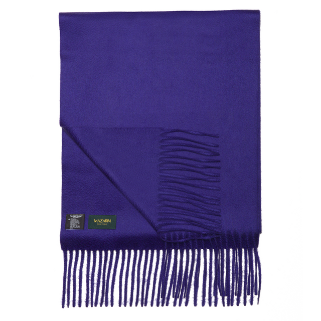 Écharpe 100% Cachemire - Violet Intense