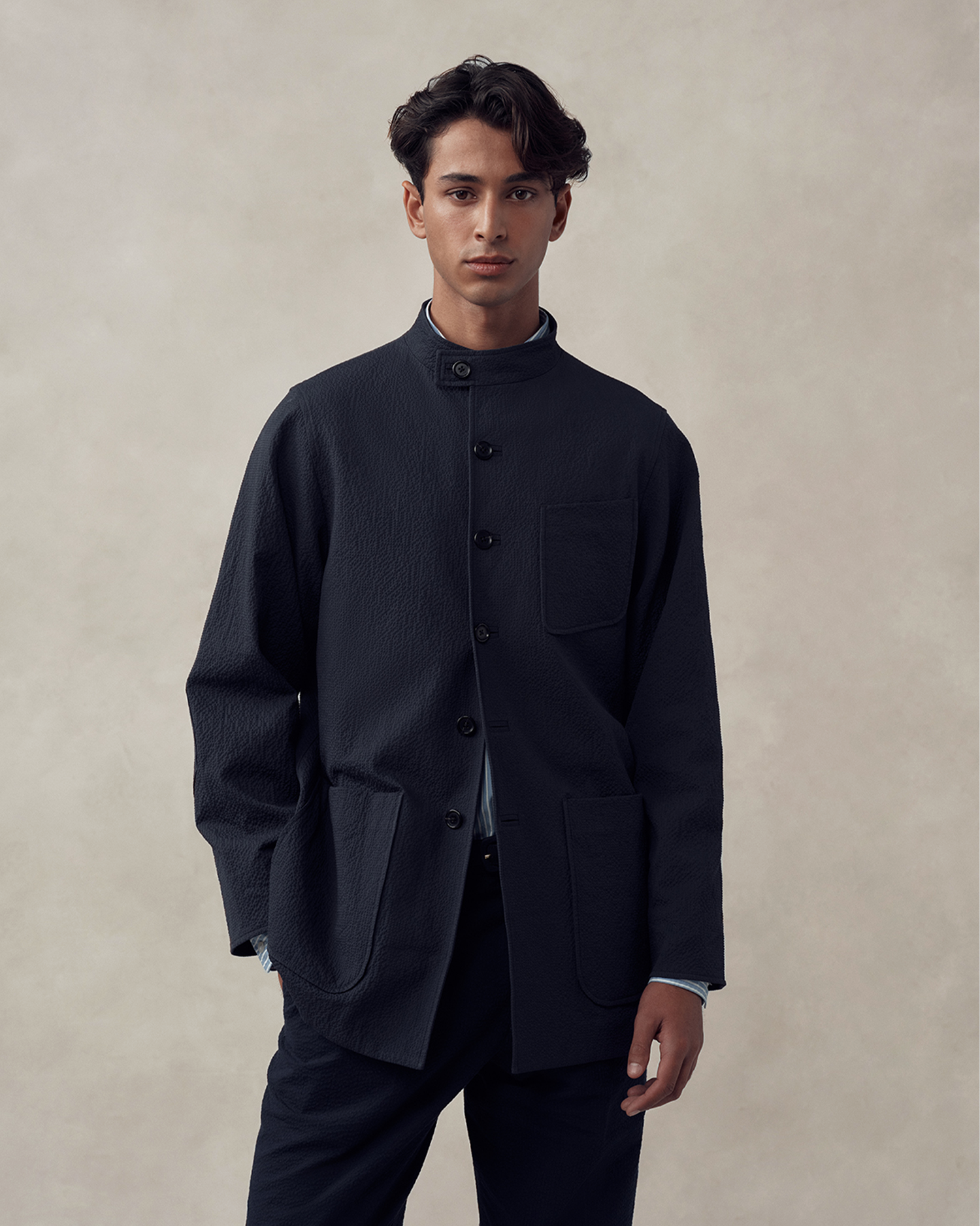 Corbu Jacket Seersucker
