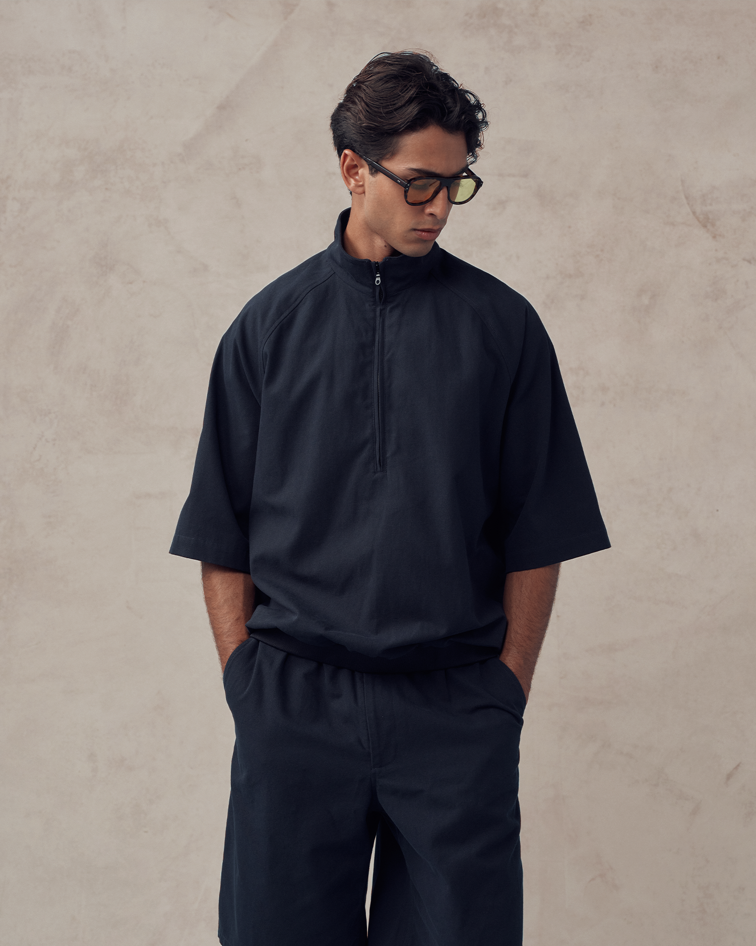 R Jin Quarter Zip