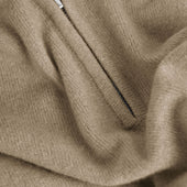 Zip Neck Cashmere Sweater
