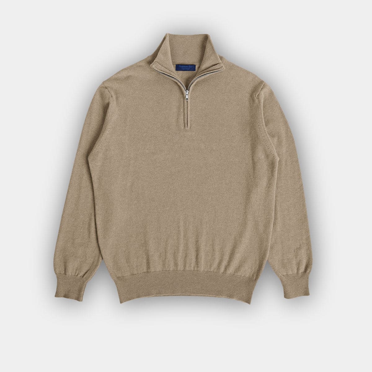 Zip Neck Cashmere Sweater