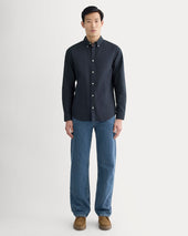 The Slim Oxford Shirt | Navy | Standard