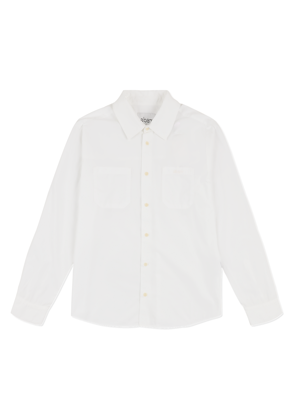 Filey Poplin Shirt in White