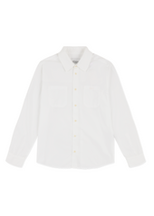 Filey Poplin Shirt in White