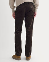 Wide Wale Corduroy Trouser | Dark Chocolate