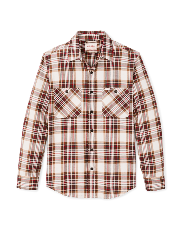 The Rangeland Flannel Shirt - Red / Brown Plaid