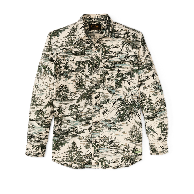 Filson X Housefly Washed Feather Cloth Shirt