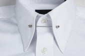 Pin Collar Shirt With French Cuff
