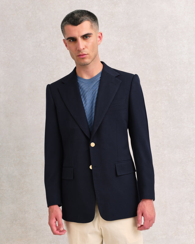Dark Navy Contemporary Blazer