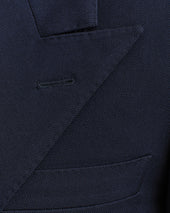 Dark Navy Double-Breasted Blazer