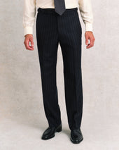Black Chalk Stripe Suit