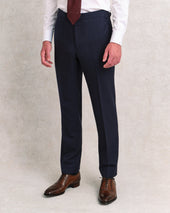 Navy Pinstripe Contemporary Suit