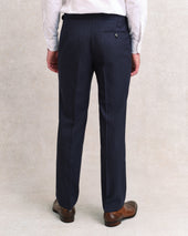 Navy Pinstripe Contemporary Suit