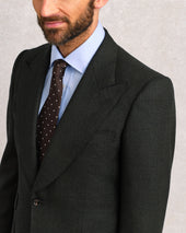 Dark Green Prince of Wales Suit