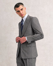 Grey and Red Shadow Heritage Suit