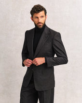 Chocolate Melange Contemporary Jacket