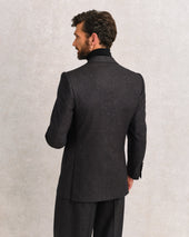 Chocolate Melange Contemporary Jacket