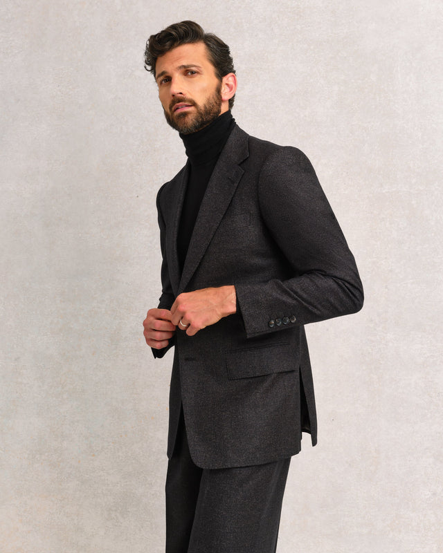 Chocolate Melange Classic Suit