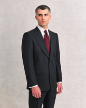 Charcoal Pinstripe Contemporary Suit