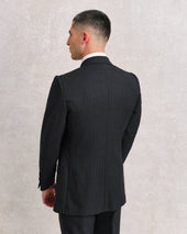 Charcoal Pinstripe Contemporary Suit