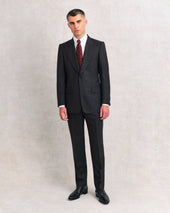 Charcoal Pinstripe Contemporary Suit