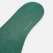 Green Navy Dot Mid Length Socks