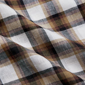 Multi Check Linen Weekend Fit Hayne Shirt