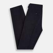 Midnight Blue Wool Henry Trousers