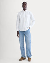 The Slim Oxford Shirt | White | Tall