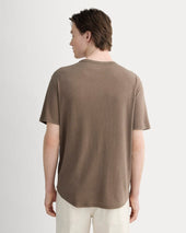 The Cotton Linen Tee | Deep Taupe