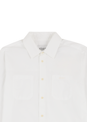 Filey Poplin Shirt in White