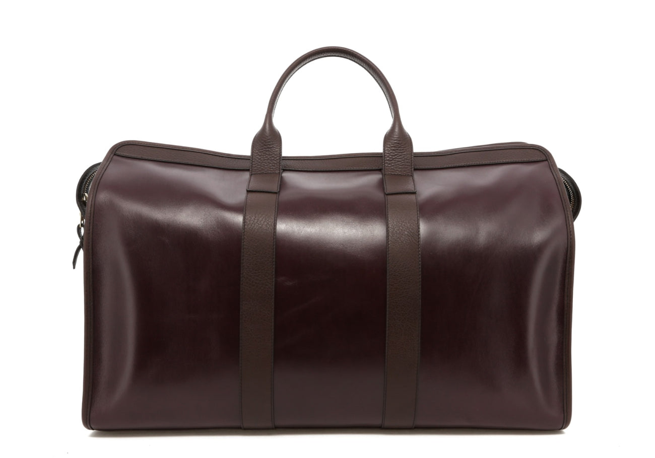 Compass Duffle - Eggplant / Brown Trim - Belting