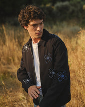 Eldon Floral Embroidered Cotton Twill Jacket