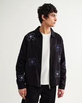 Eldon Floral Embroidered Cotton Twill Jacket